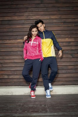 adidas Neo label 彭于晏與Angelababy在秋冬品牌大片中穿上以經(jīng)典絨面革為設(shè)計(jì)主軸的藍(lán)紅BB NEO高幫鞋，呈現(xiàn)亮眼的運(yùn)動(dòng)休閑風(fēng)格傾情演繹NEO秋冬新品服裝造型