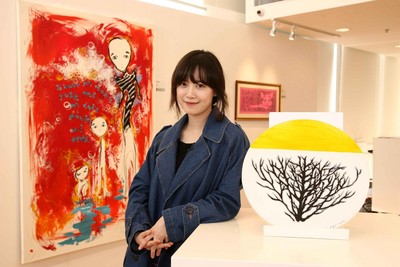 具惠善為此次藝術(shù)展主題《After Image》創(chuàng)作了一系列圍繞夢想、希望與童年回憶的作品